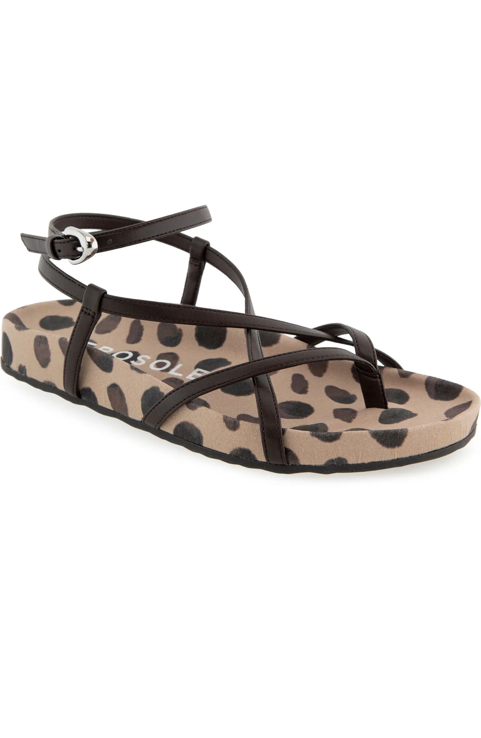 Aerosoles Leera Ankle Strap Flat Sandal (Women) | Nordstrom | Nordstrom