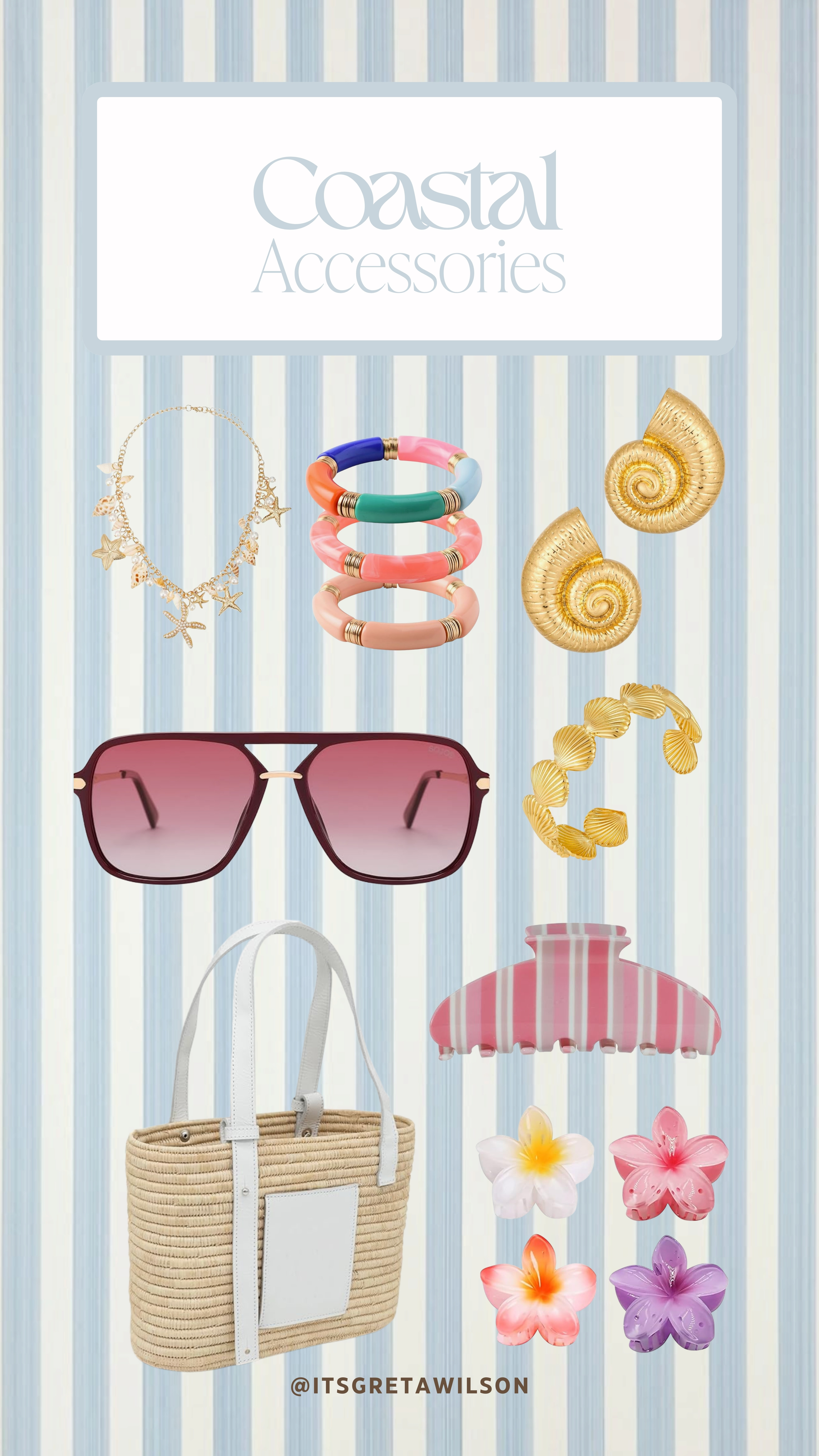 Coastal Accessories 🌺 

 #LTKdayinmylife #LTKgrwm #LTKSeasonal