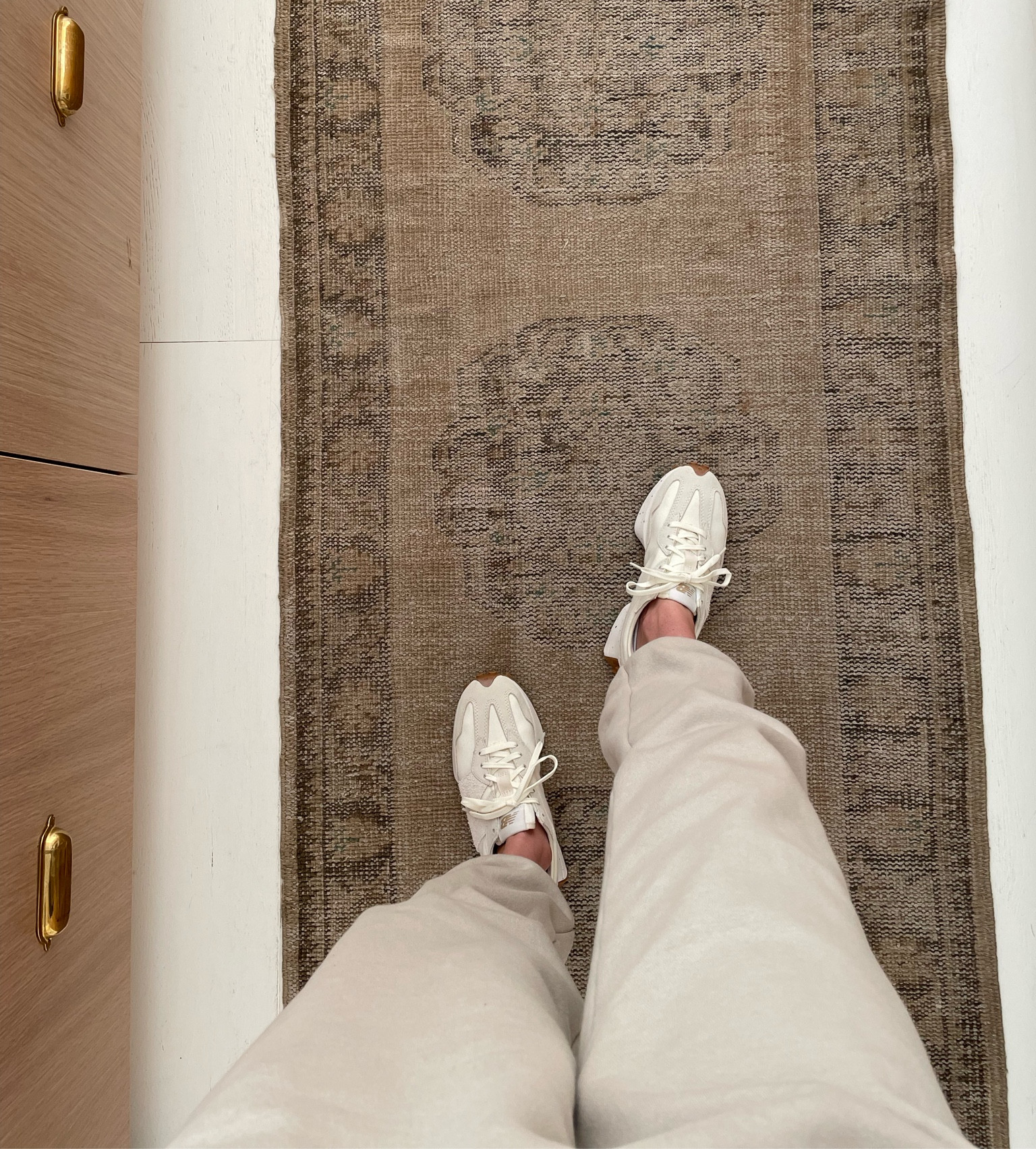 Matching sweatsuit and neutral sneakers 

#LTKGiftGuide #LTKMostLoved #LTKshoecrush