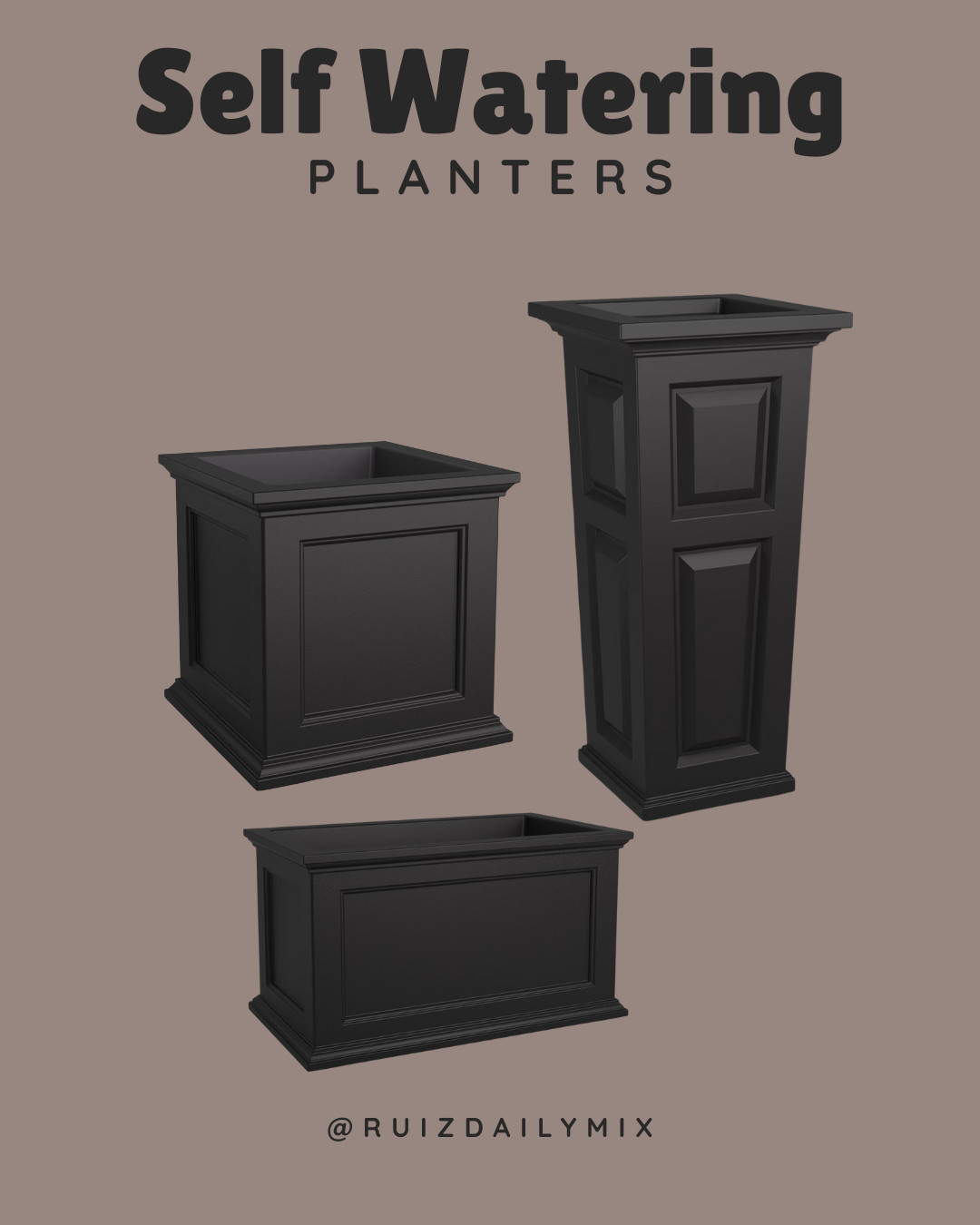 Start getting ready for Spring with these beautiful self watering planters. 
#planters#garden 

 #LTKSeasonal #LTKHome #LTKSaleAlert