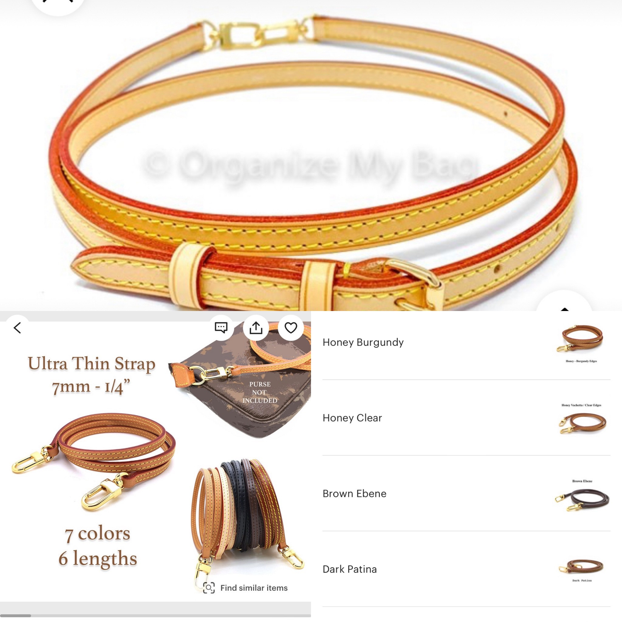 Leather bag straps 

#LTKitbag #LTKFind #LTKunder100