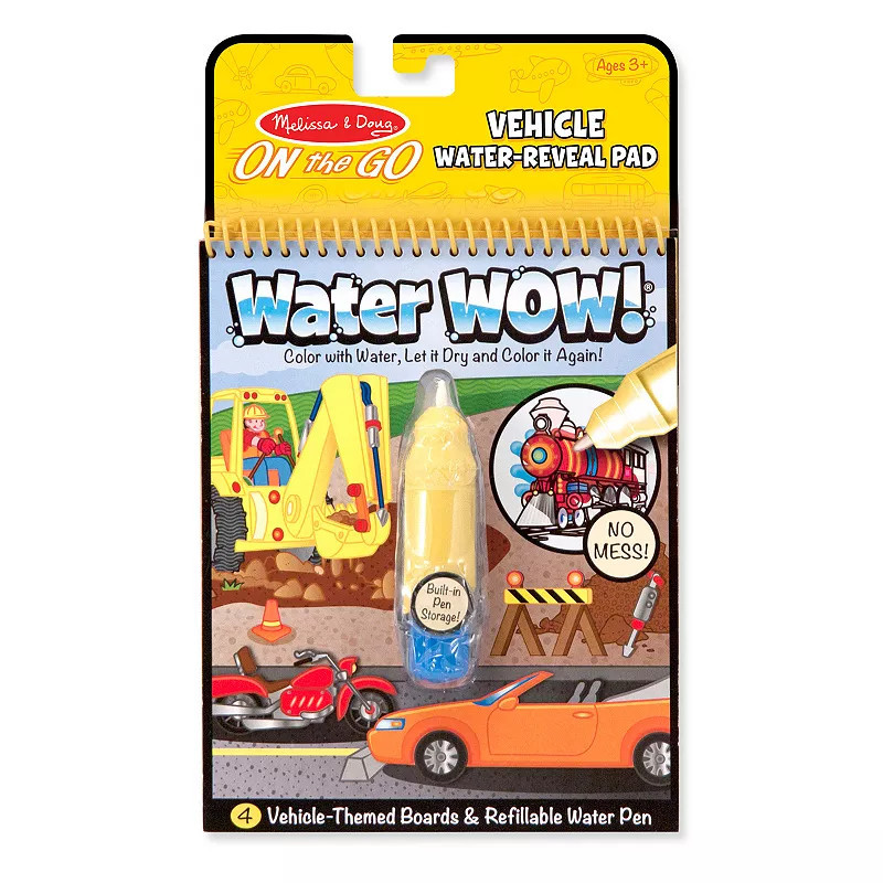 Melissa & Doug Water WOW! Vehicle Water Reveal Pad, Multi | Kohl's