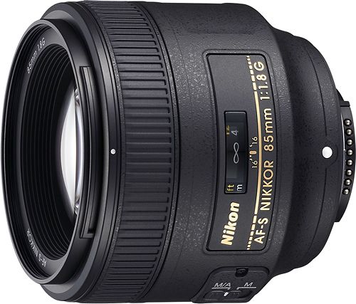 Nikon AF-S NIKKOR 85mm f/1.8G Medium Telephoto Lens Black 2201 - Best Buy | Best Buy U.S.
