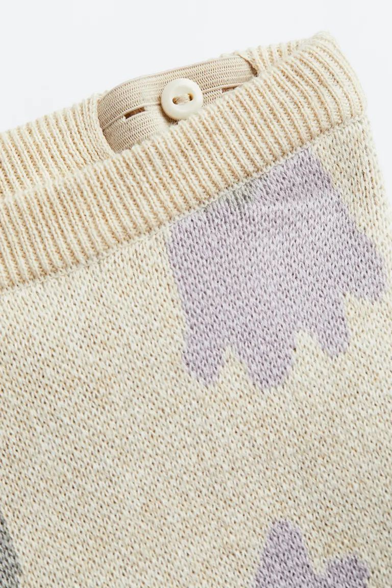 2-piece Jacquard-knit Cotton Set | H&M (US + CA)