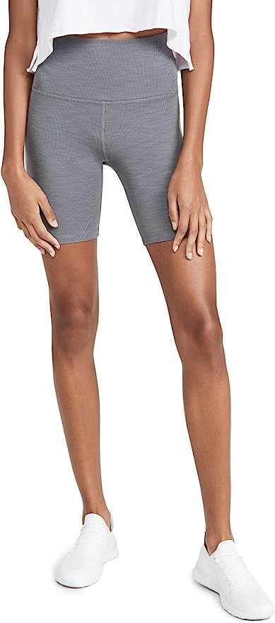 Beyond Yoga Women's Heather Rib Biker Shorts | Amazon (US)