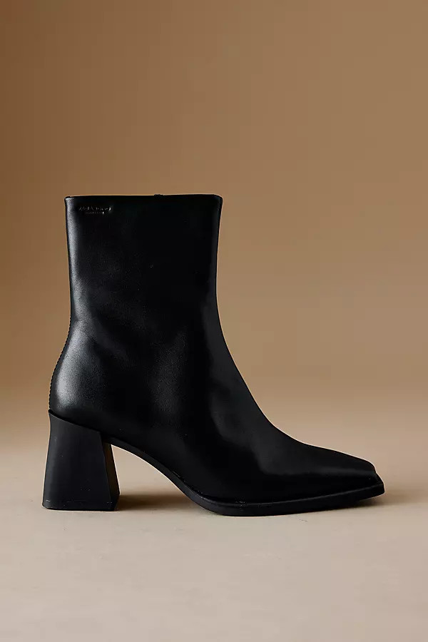 Vagabond Hedda Leather Heeled Ankle Boots | Anthropologie (UK)
