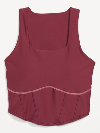 Light Support PowerSoft Longline Sports Bra for Women | Old Navy (US)