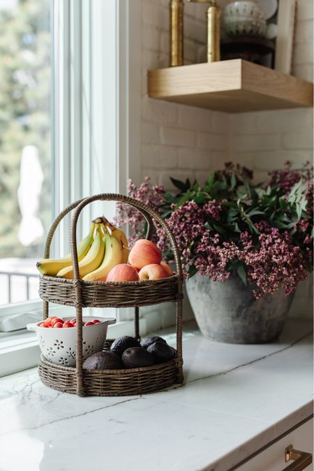 Loving my new tiered, fruit stand! Excited to use this for Summer hosting as well. Use code LINDSEYPEDEY for 10% off $100 or more.

Studio McGee, McGee and Co, kitchen, decor, kitchen, kitchen must have, Summer, pot, so stems, floral, basket

#LTKSeasonal #LTKHome