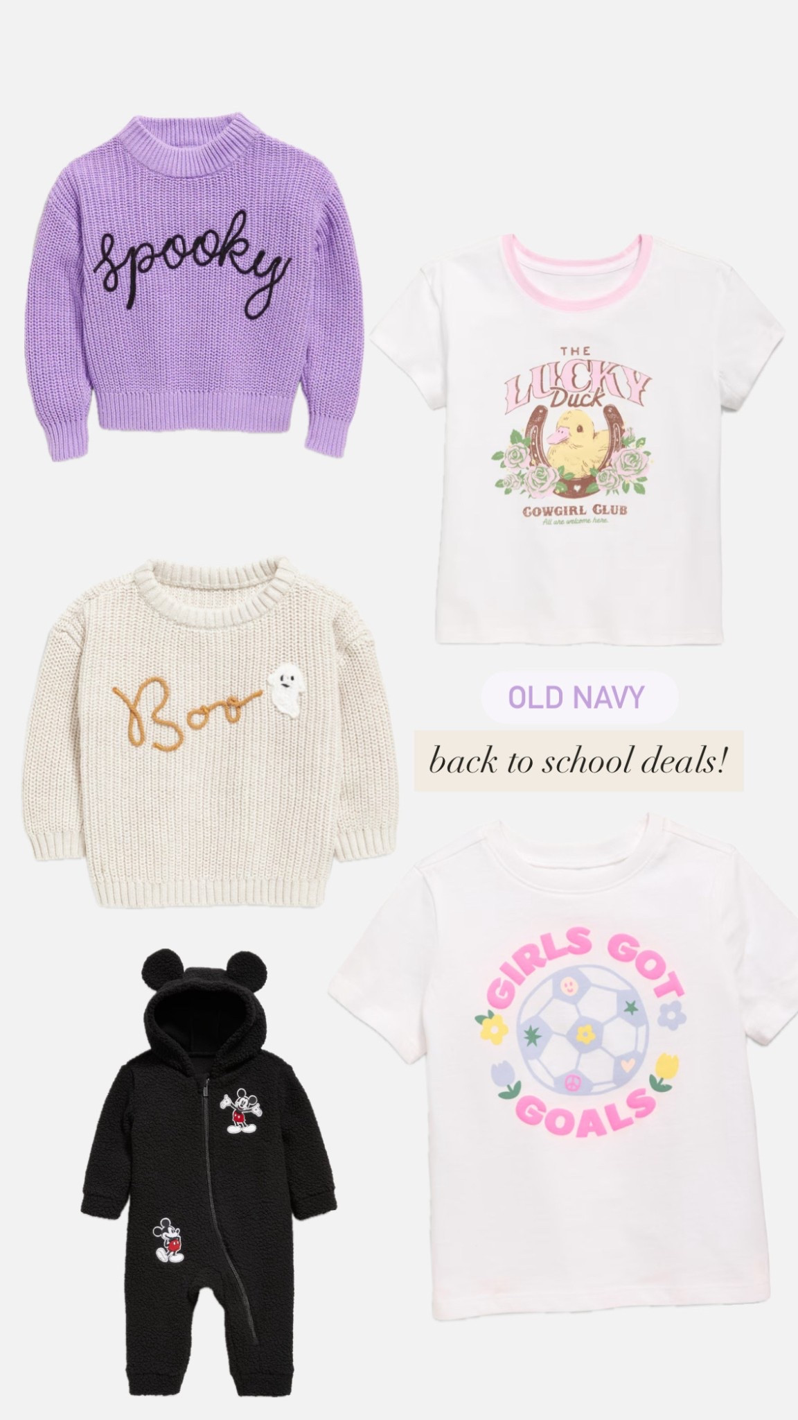 Old navy back to school deals + Halloween cuties I couldn't resist — daily edit cover from Found by Em