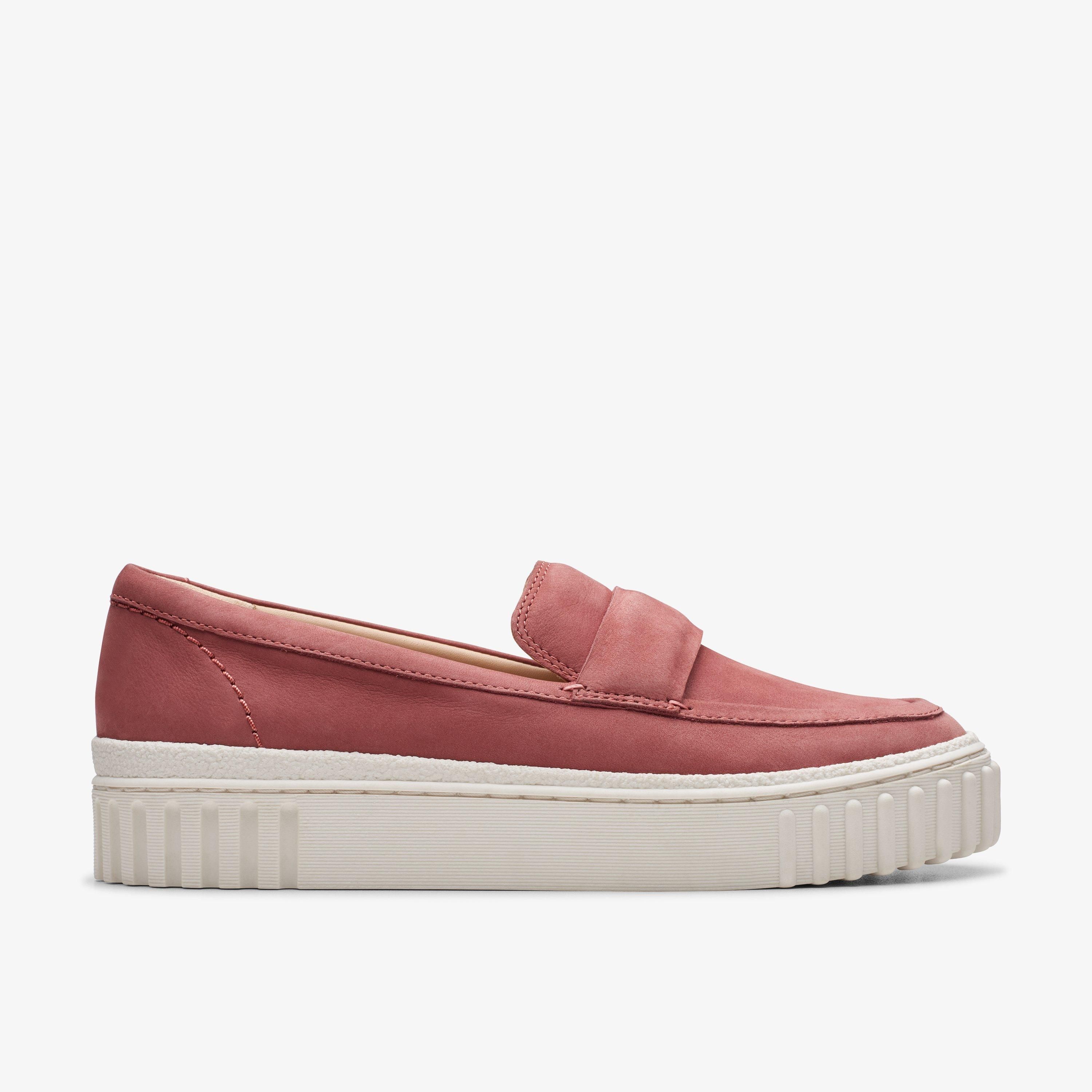 WOMENS Mayhill Cove Dusty Rose Nubuck Loafers | Clarks US | Clarks (US)