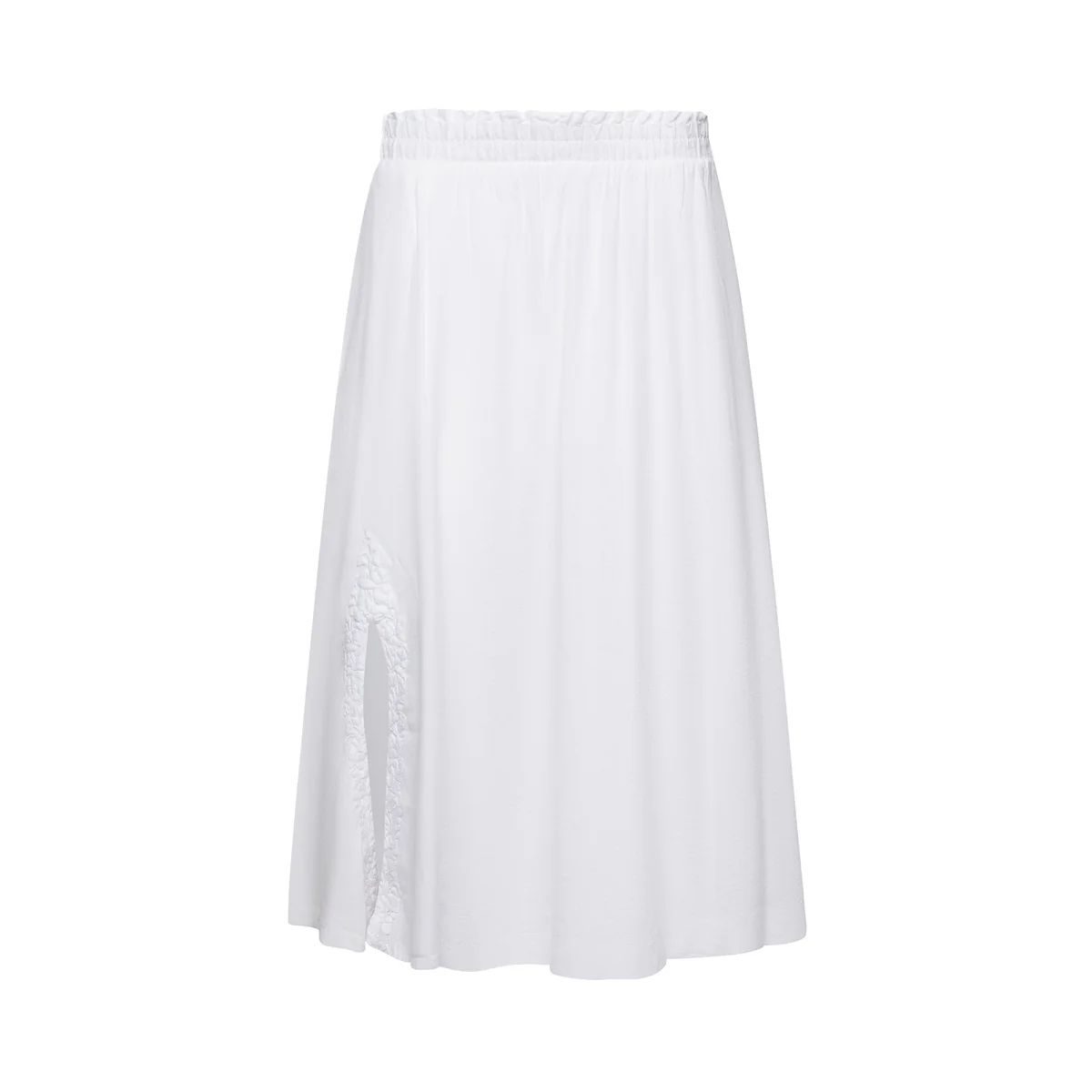 The Cecilia Skirt in White on White | La Peony Clothing