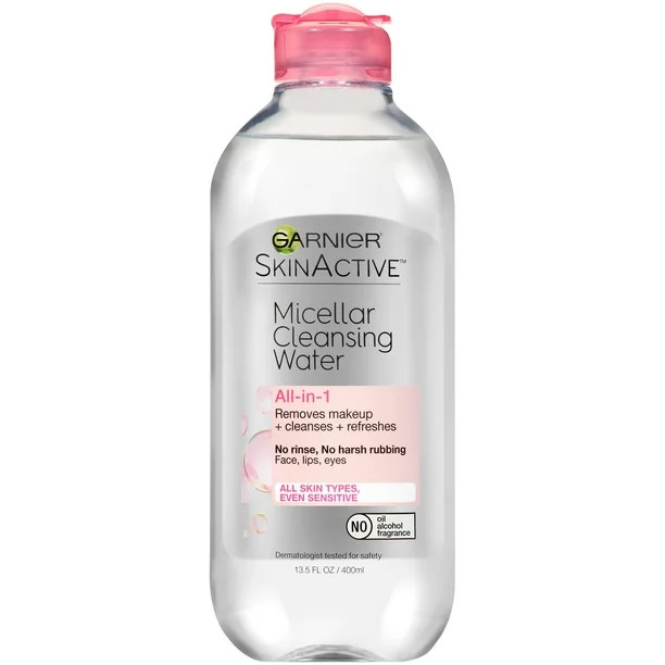 Garnier SkinActive Micellar Cleansing Water for All Skin Types, 13.5 fl oz - Walmart.com | Walmart (US)