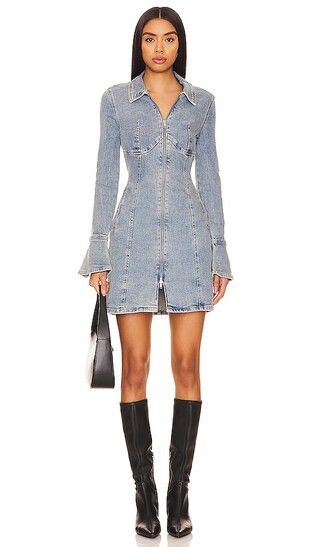 Denim Dress in Smooth Talker | Revolve Clothing (Global)