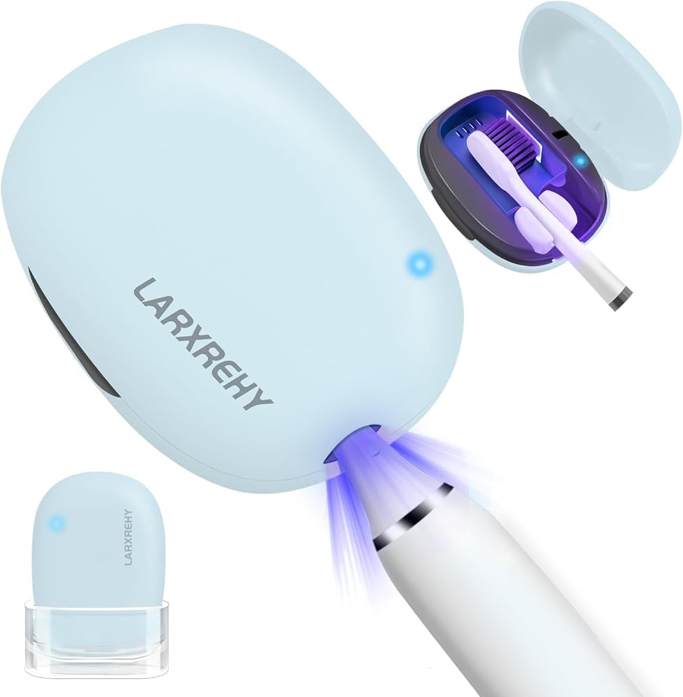 Toothbrush Cleaner Case - Toothbrush Covers with Holder - Portable & Rechargeable Travel Home Too... | Amazon (US)