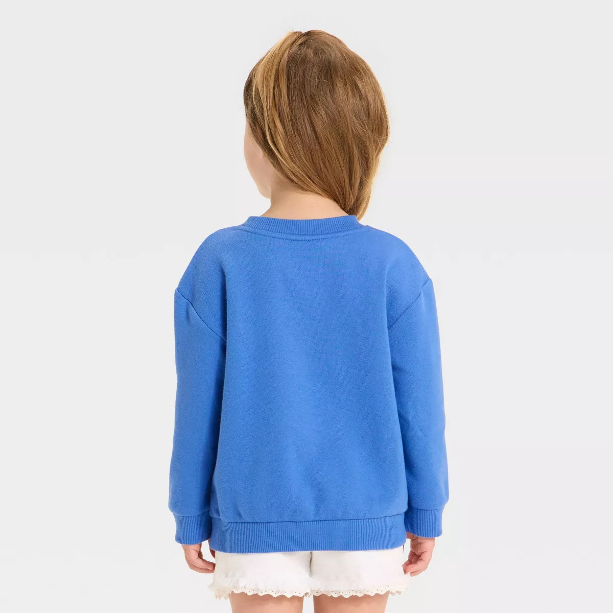 Toddler Girls' Americana Summer Crewneck Sweatshirt - Cat & Jack™ Blue | Target