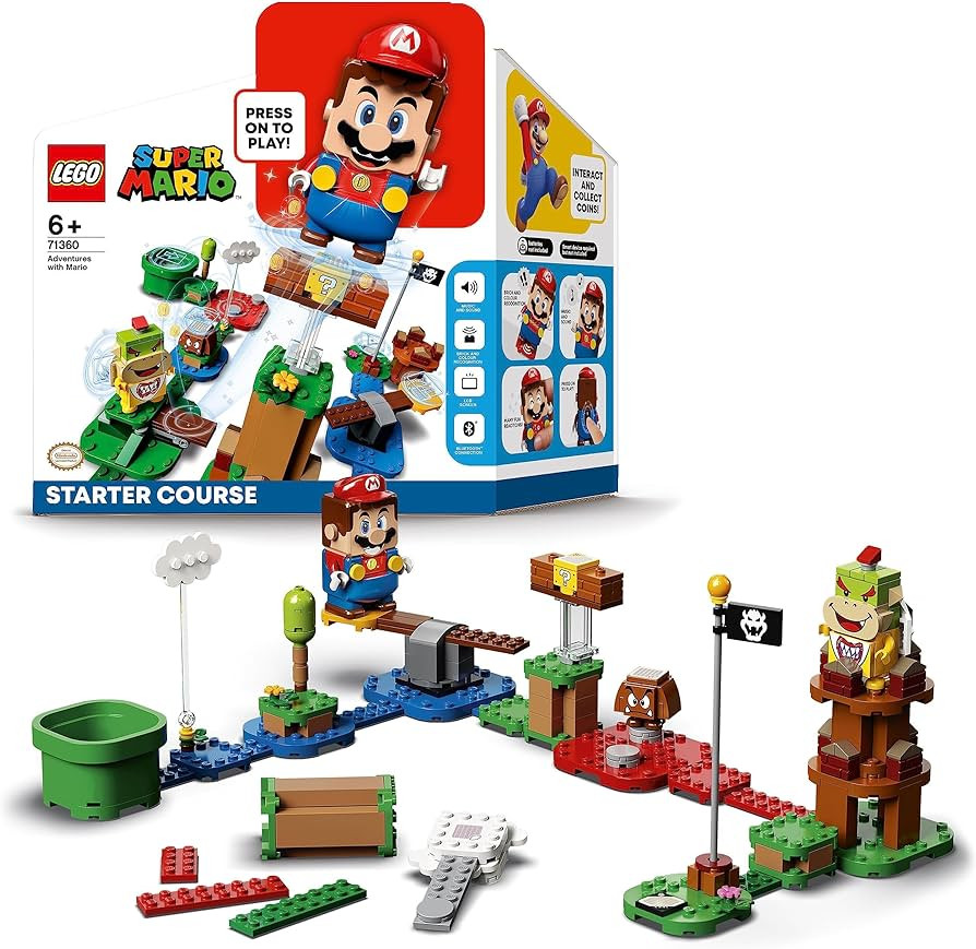 LEGO Super Mario Adventures with Mario Starter Course Set, Buildable Toy Game, Collectible Gifts ... | Amazon (US)