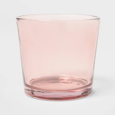8oz Glass Tinted Tumbler with Spray Color Pink - Threshold™ | Target