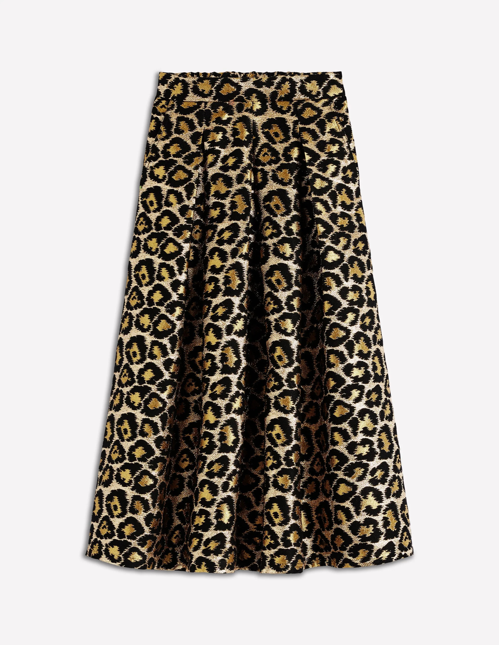 Verity Jacquard Midi Skirt-Leopard Print | Boden (US)
