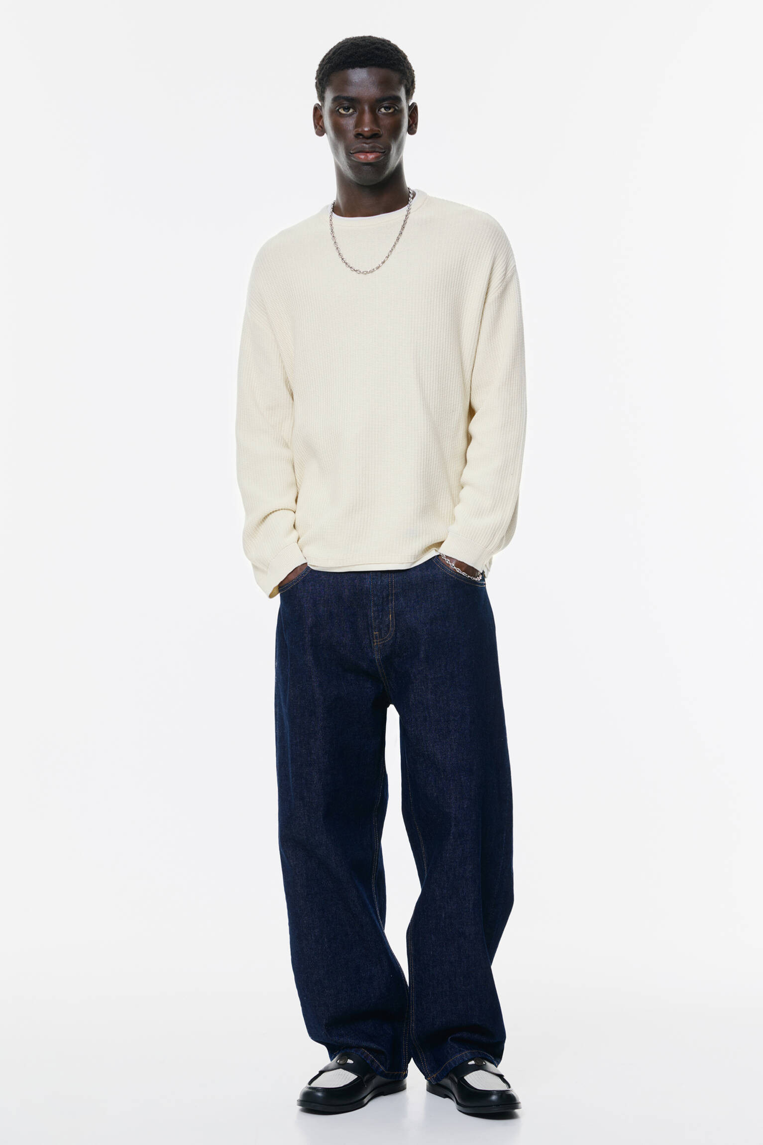 Round neck sweater - pull&bear | PULL and BEAR UK