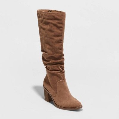 Women&#39;s Harlan Tall Boots - Universal Thread&#8482; Taupe 9 | Target