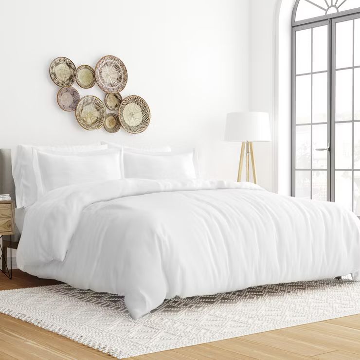 Solid 3 Piece Duvet Cover Sets, 19 Colors - Ultra Soft, Easy Care, Wrinkle Free - Becky Cameron | Target