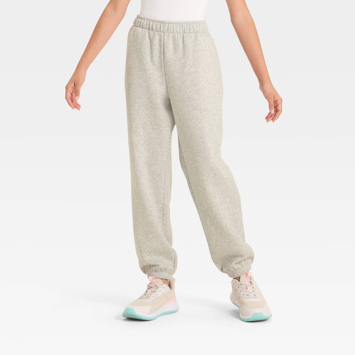 Girls' Active Comfort Fleece Jogger Sweatpants - All In Motion™ | Target