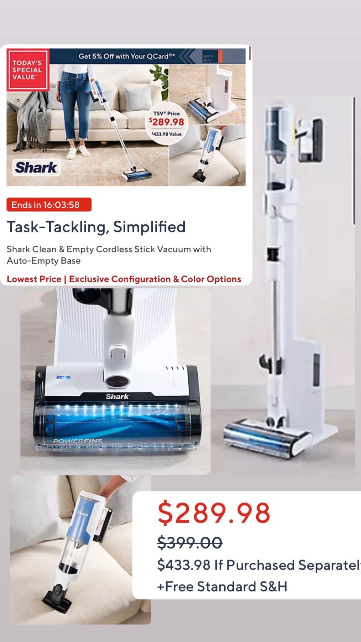 Today’s special value!! Self empties and charges while on the stand. Dust bin holds 30 days worth of debris. 
#loveqvc #ad @qvc 

#LTKHome #LTKOver40 #LTKSaleAlert