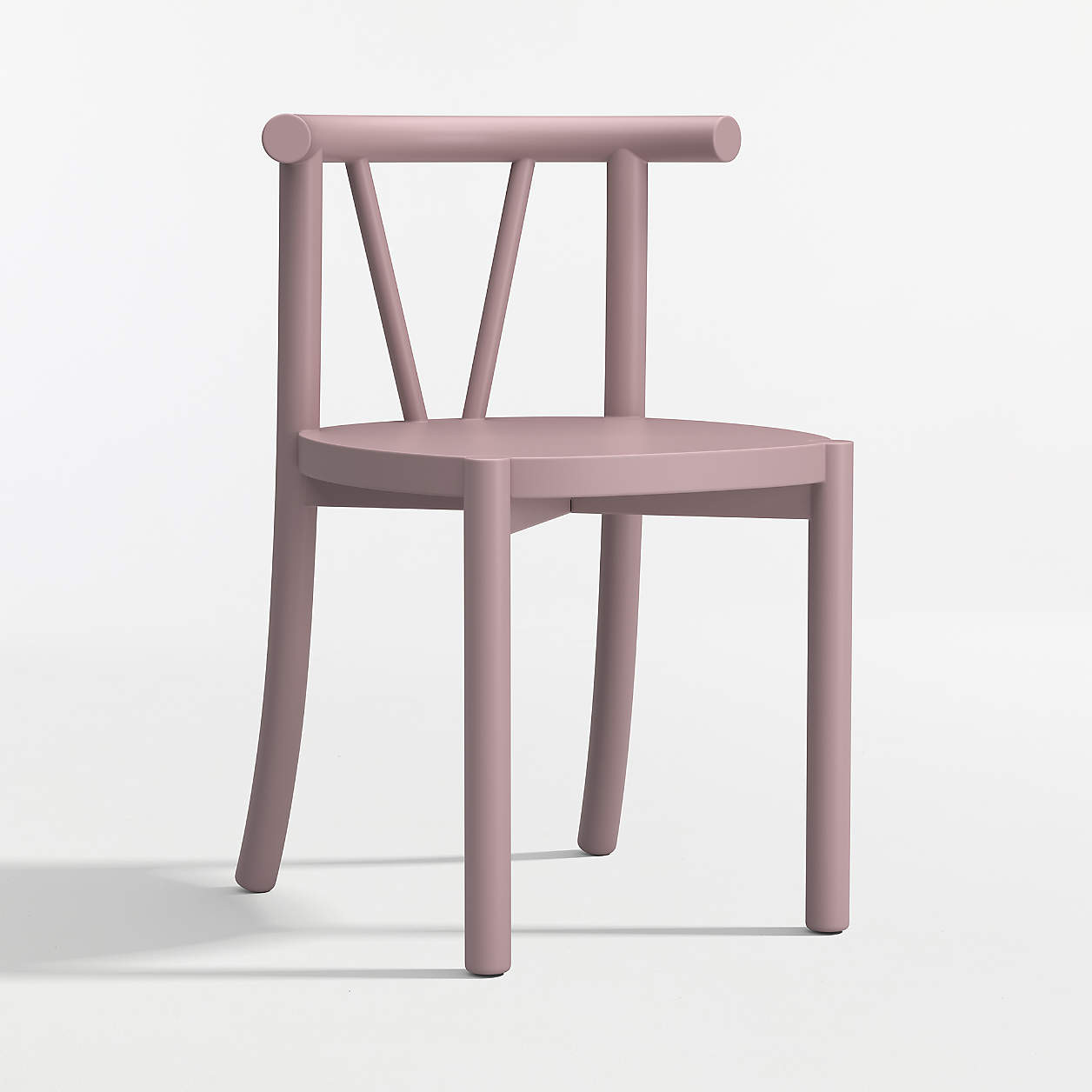 Classic Violet Purple Wood Kids Play Chair + Reviews | Crate & Kids | Crate & Barrel