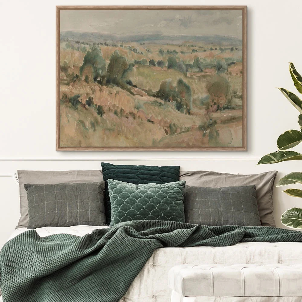 My Texas House - Lavender Sky Framed Canvas Wall Art- 16x12 - Walmart.com | Walmart (US)