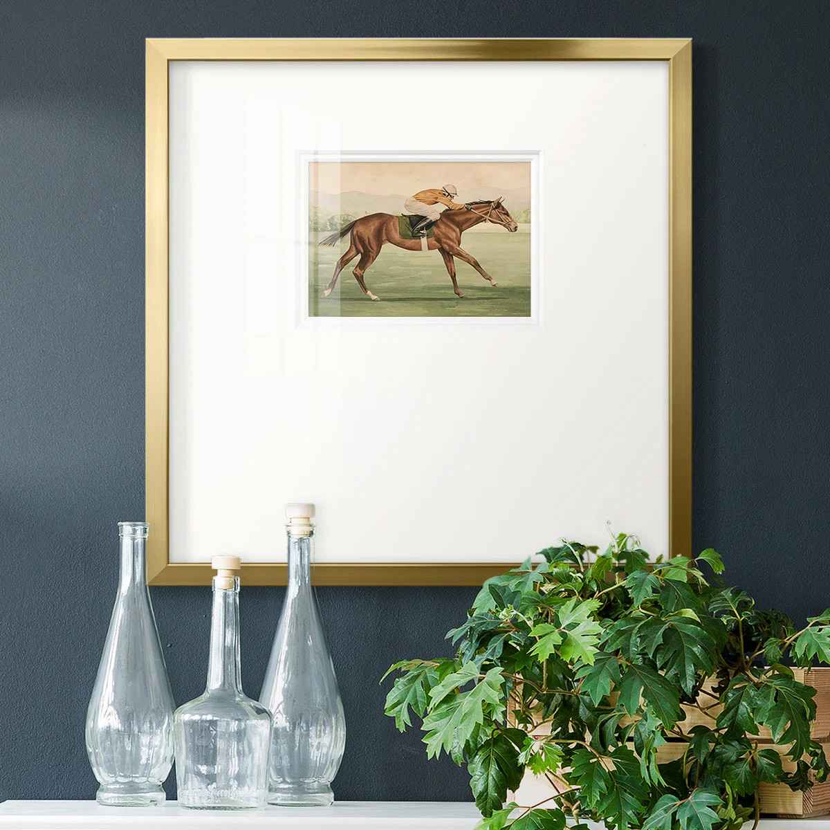 August Grove® Vintage Equestrian Iipremium Framed Print | Wayfair | Wayfair North America