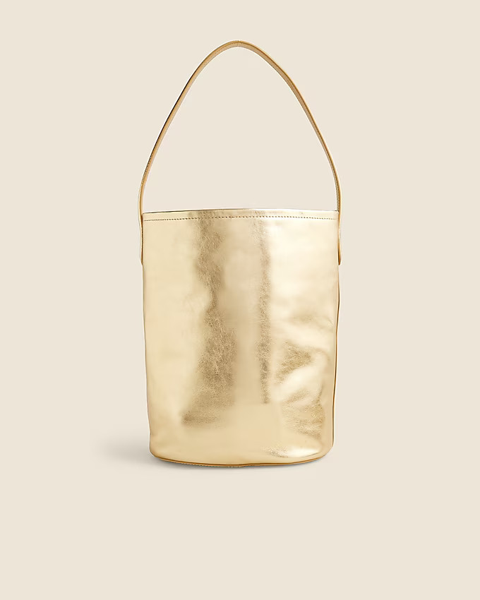 Berkeley bucket bag in leather | J. Crew US