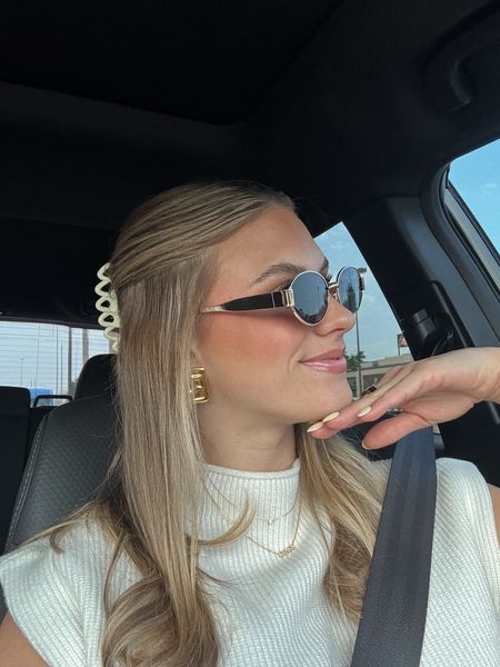 amazon sunglasses & earrings #amazonaccessories #goldearrings

#LTKstyletip