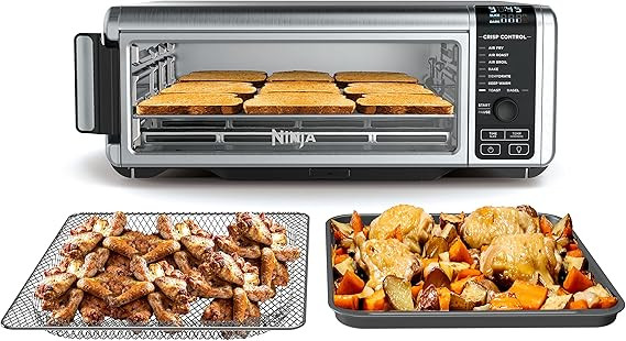 Ninja Digital Air Fryer & Toaster Oven | 8-in-1 Functionality | Flip-Up Design | XL Capacity | Ai... | Amazon (US)