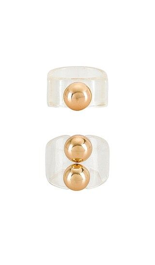 Dottie Ring Set in Gold | Revolve Clothing (Global)