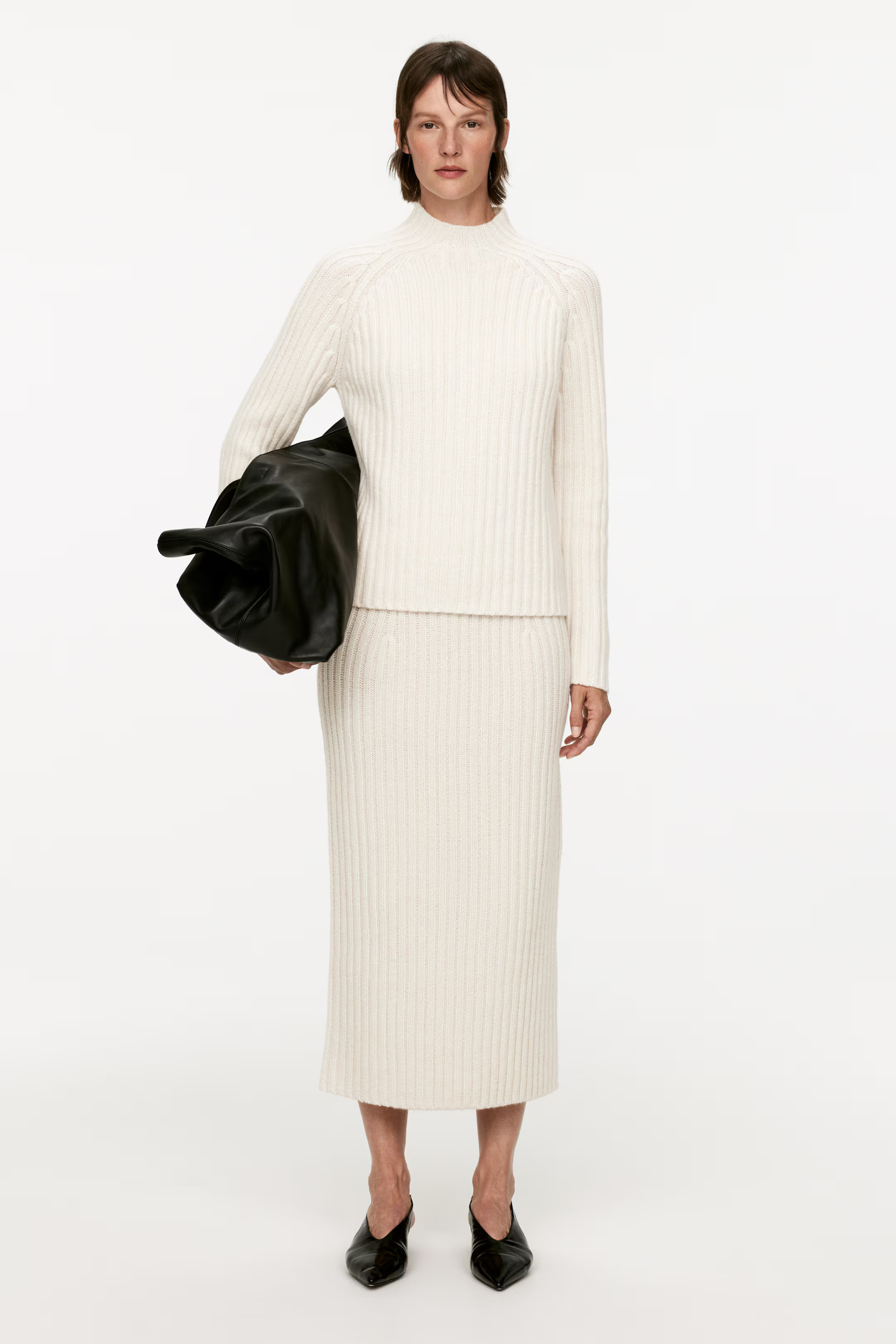 Rippstrickrock aus Wolle | H&M (DE, AT, CH, NL, FI)