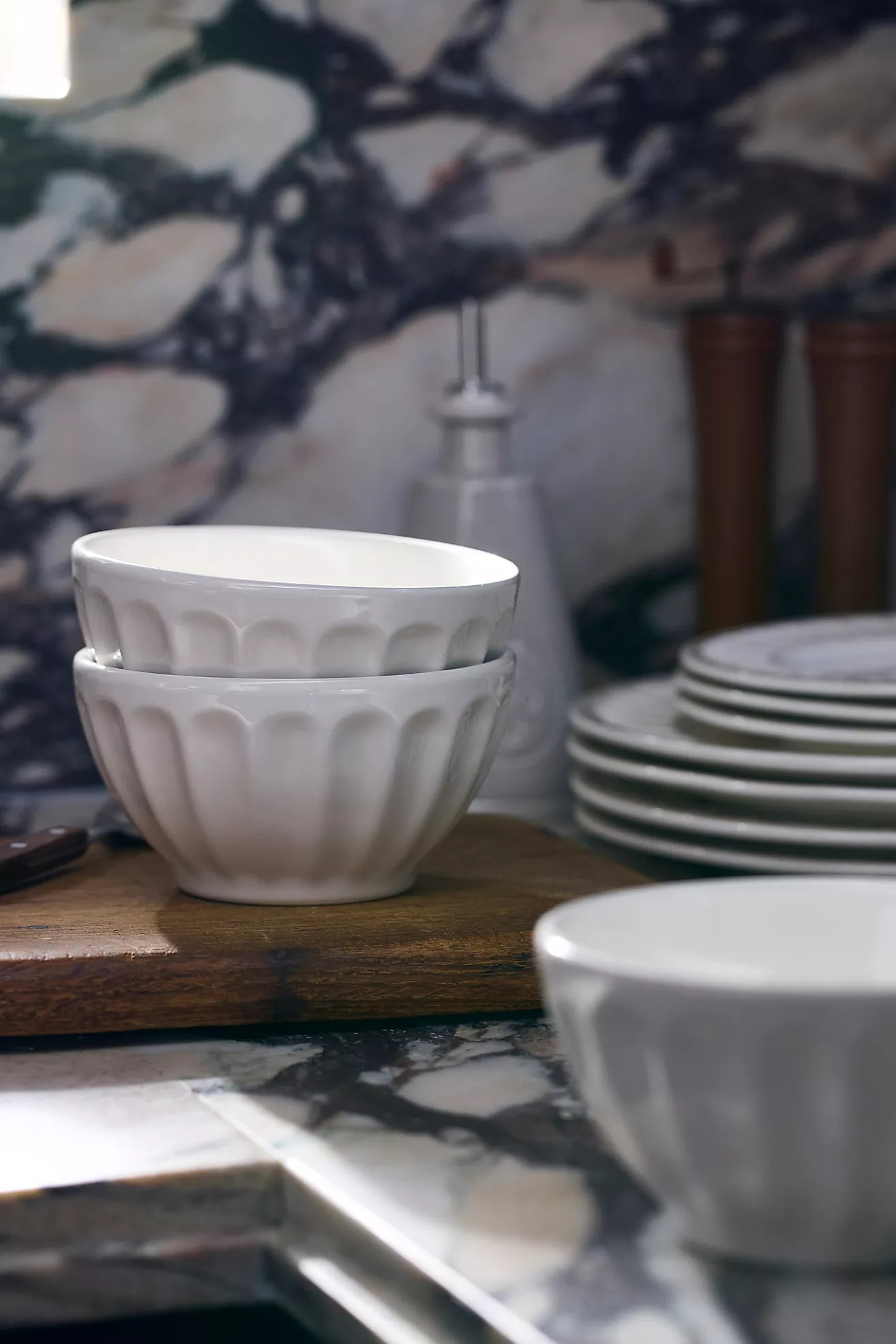 The Latte Stoneware Cereal Bowls, Set of 4: Amelie Edition | Anthropologie (US)