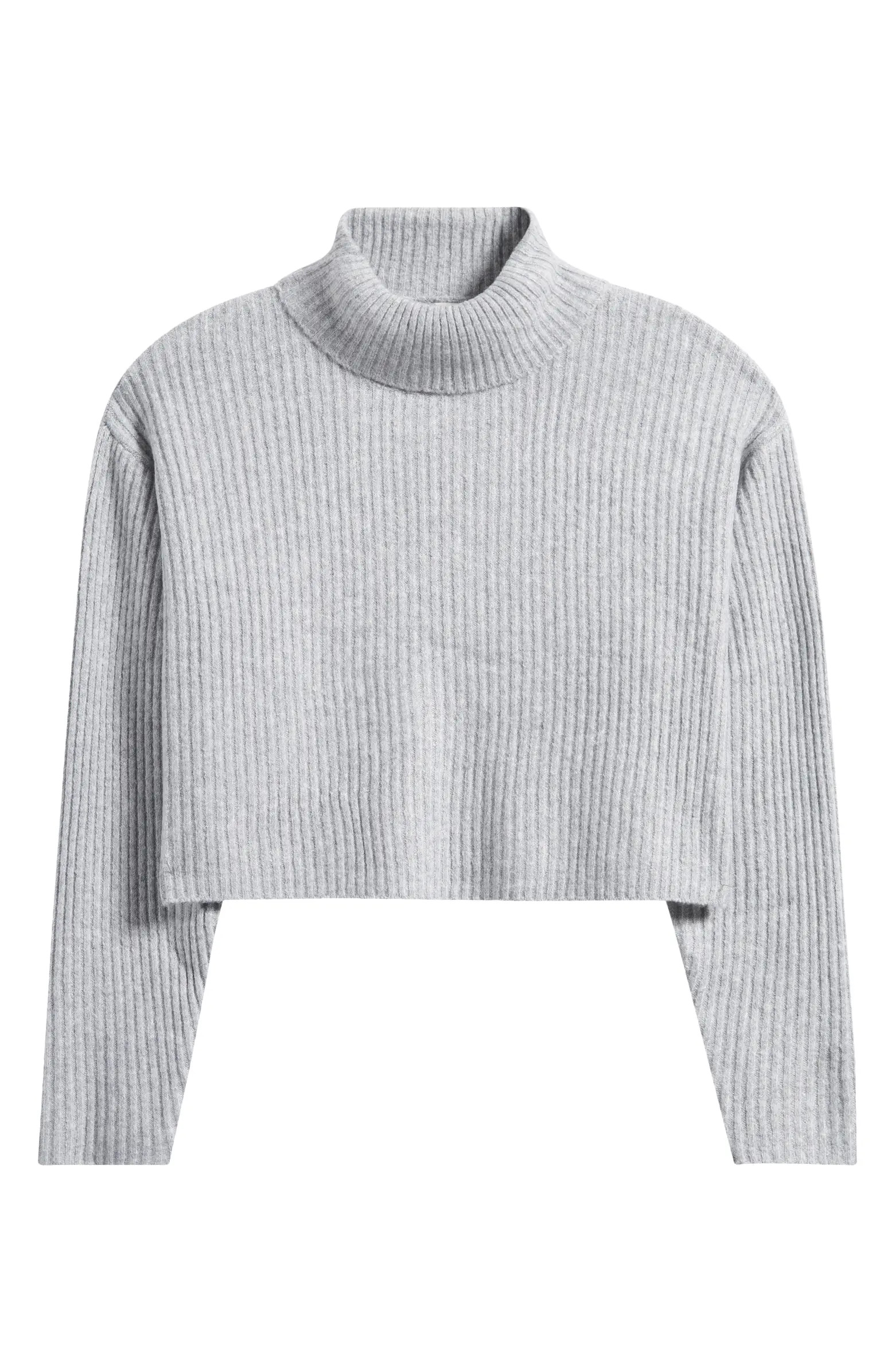 Easy Crop Turtleneck Sweater | Nordstrom