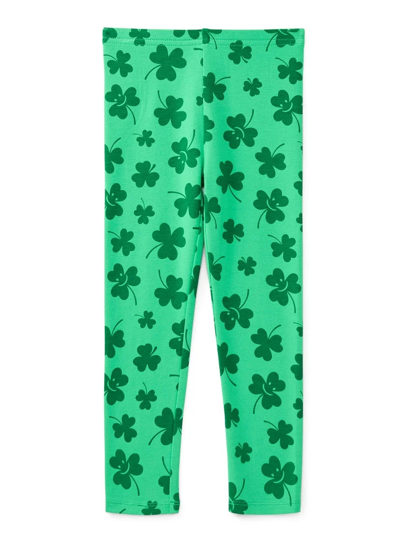 St. Patrick’s Day Toddler Girls Leggings from Way To Celebrate, Sizes 12M-5T | Walmart (US)