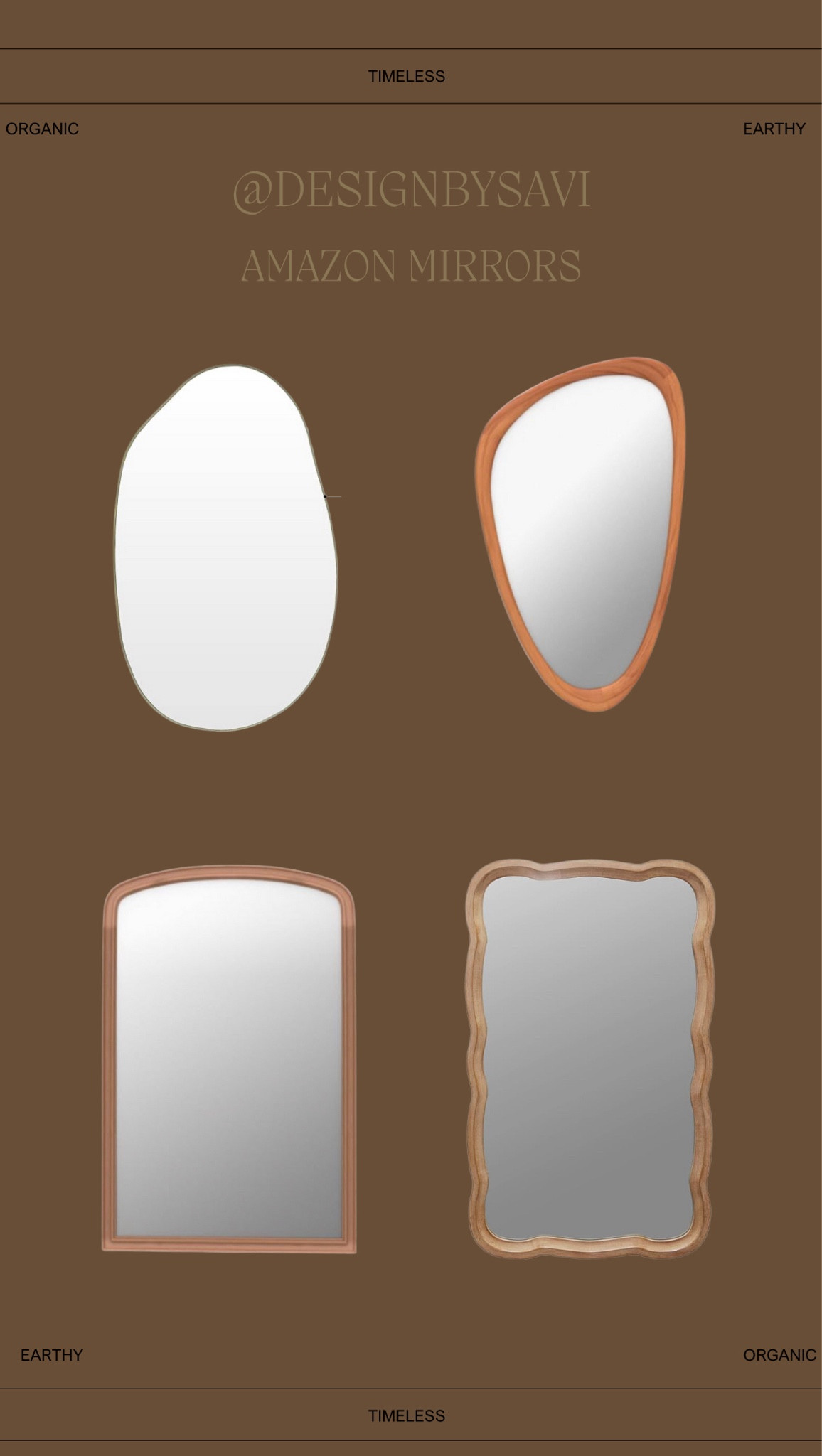 Amazon irregular mirrors 🪞

Amazon finds, Amazon, Amazon home, mirror, home finds, bathroom finds, bathroom, closet, living room powder bath vanity 

#LTKhome #LTKfindsunder100