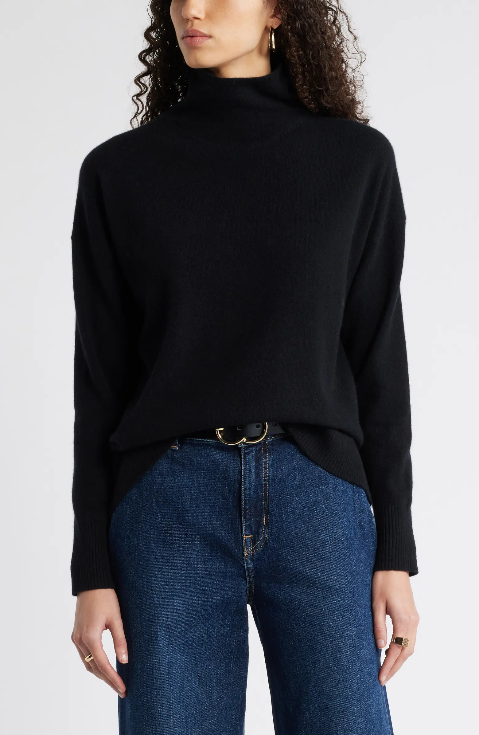 Oversize Cashmere Turtleneck Sweater | Nordstrom