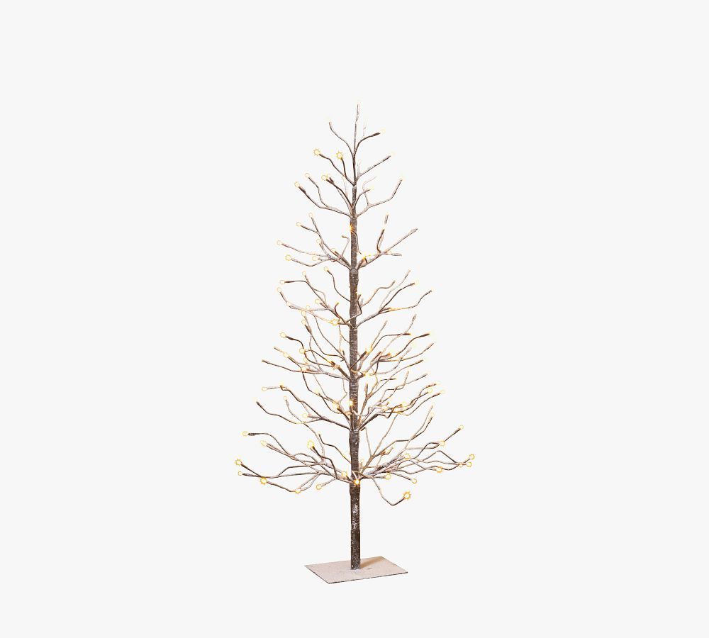 Light Up Snowy Twiggy Tree | Pottery Barn (US)