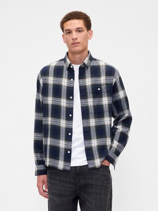 Flannel Shirt in Boxy Fit | Gap Factory