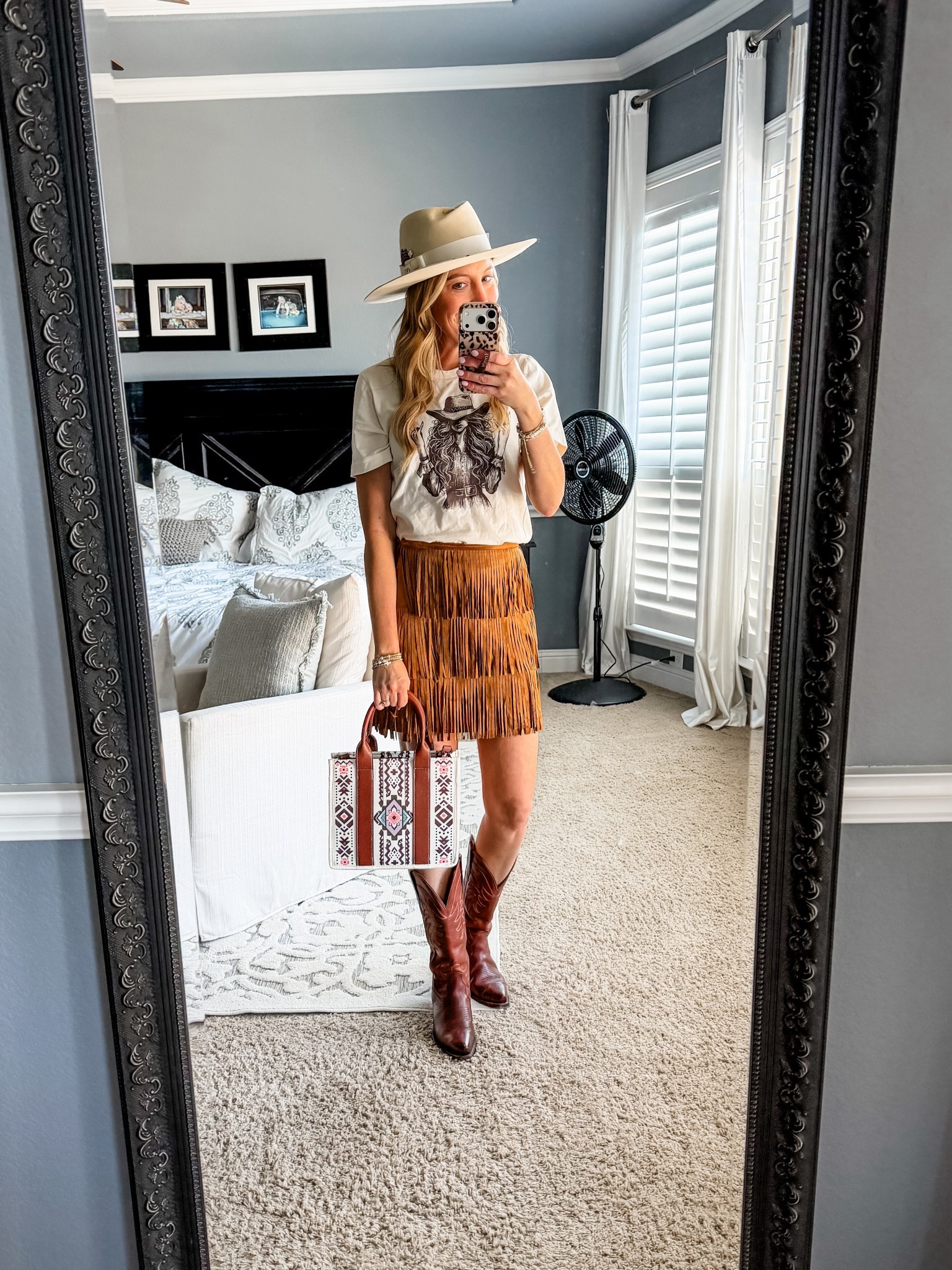 This is the perfect outfit for festival season! I’m wearing a small in the tshirt,size 4 in the skirt and small in the jacket. Boots run tts

Jeans | bootcut jeans | festival outfit | festival outfits | country concert | spring outfit | rodeo | date night | Nashville outfit | jacket | suede jacket | fringe jacket | belt | western belt | boots | cowboy boots | cowboy hat | purse | bag | skirt | fringe skirt | suede skirt | mini skirt | western skirt | @Target 



#LTKootd #LTKFestival #LTKSaleAlert
