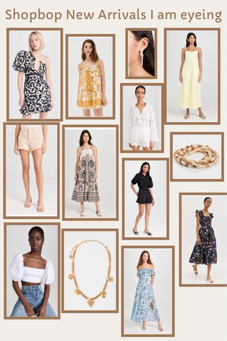 Shopbop new arrivals i am loving! I added all these to cart- need to narrow down my buy, but love all these for spring & summer 

#LTKtravel #LTKfindsunder100 #LTKsalealert