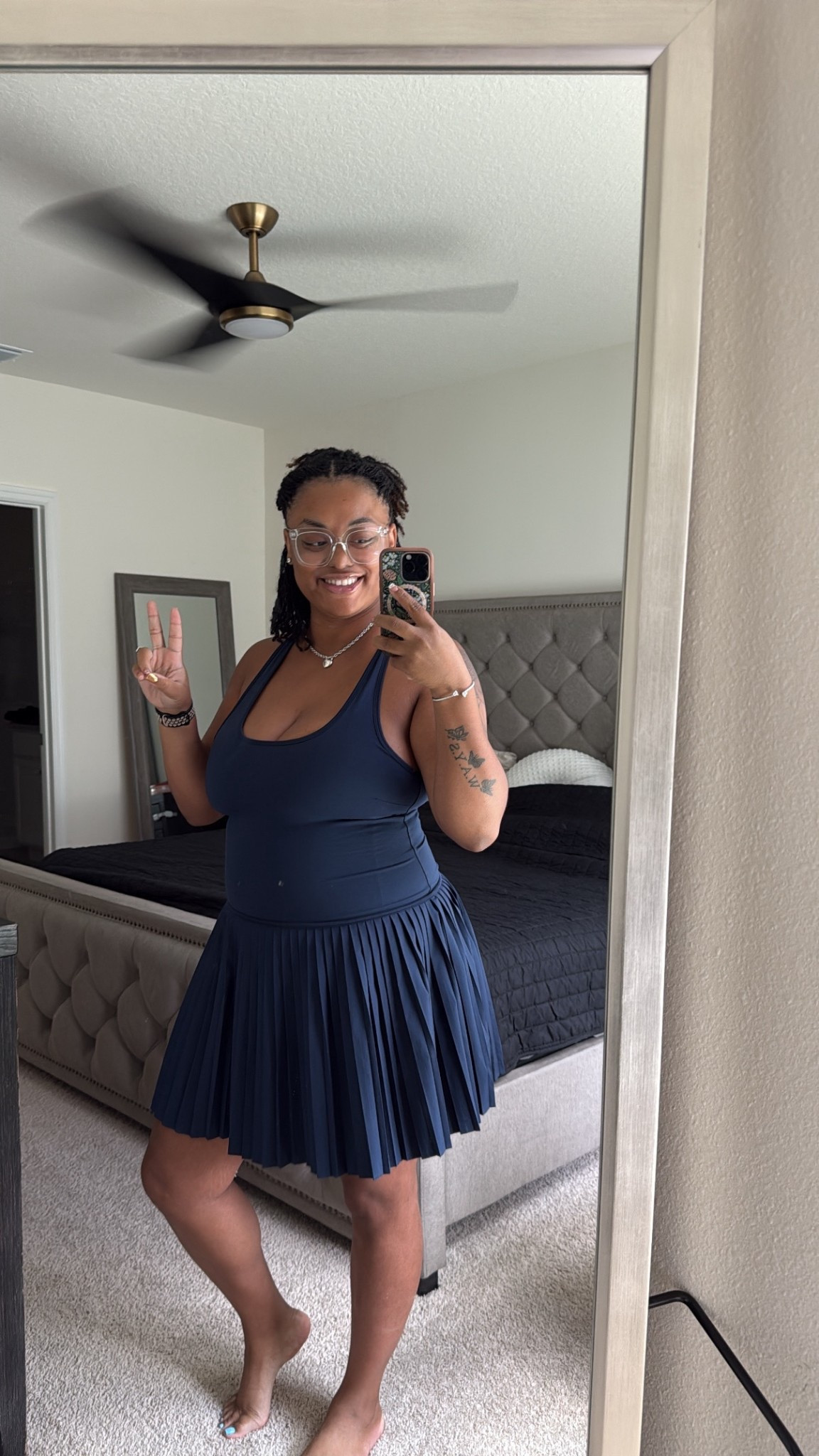 Cute pleated skirt dress with shorts 

#LTKFindsUnder100 #LTKStyleTip #LTKActive