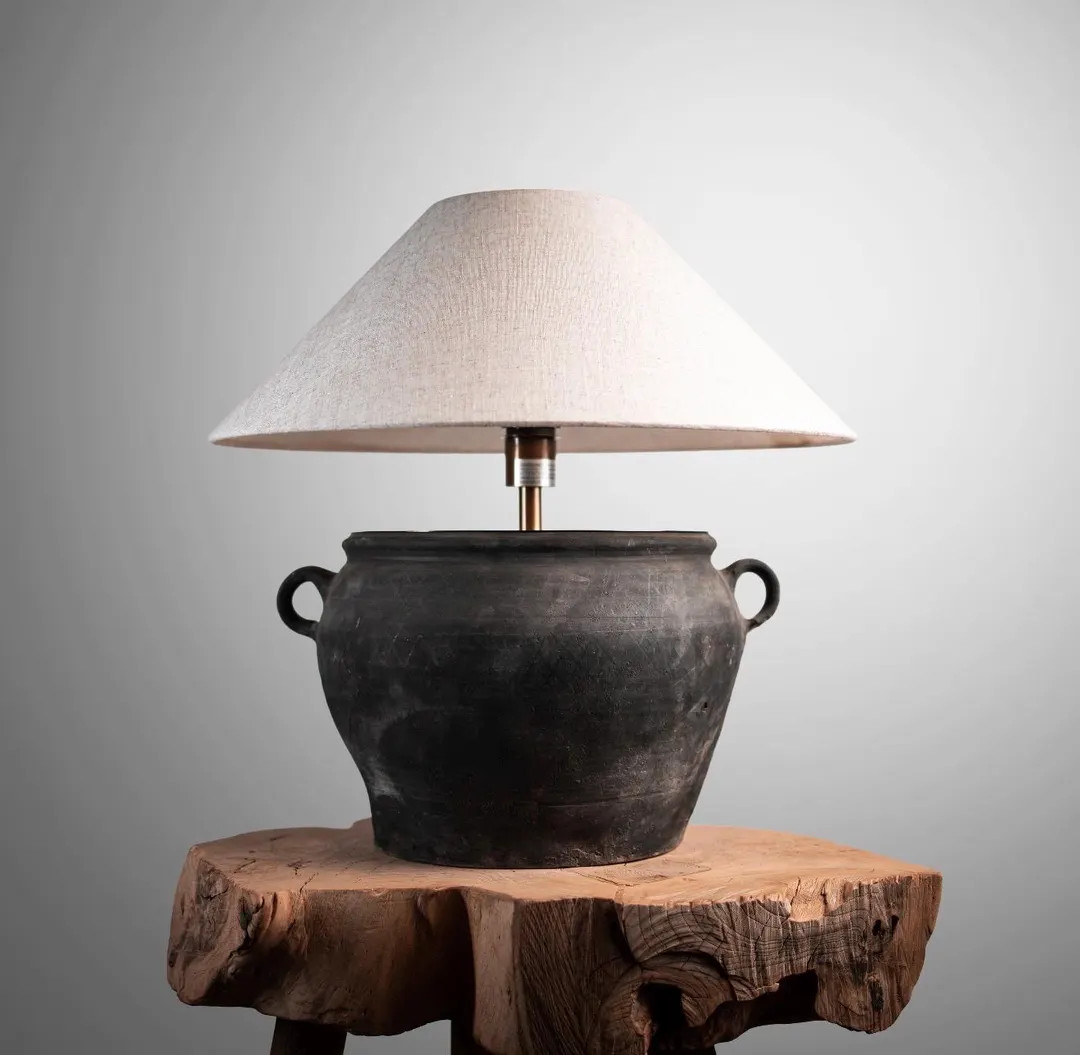 Rustic Pot Lamp | Etsy (US)