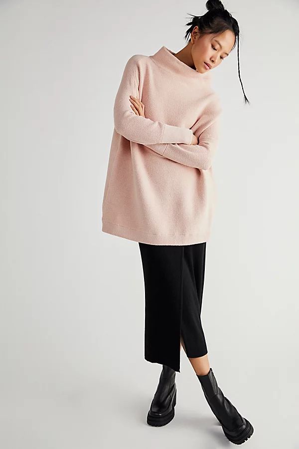 Ottoman Slouchy Tunic by Free People, Bath Bubbles, S | Free People (Global - UK&FR Excluded)