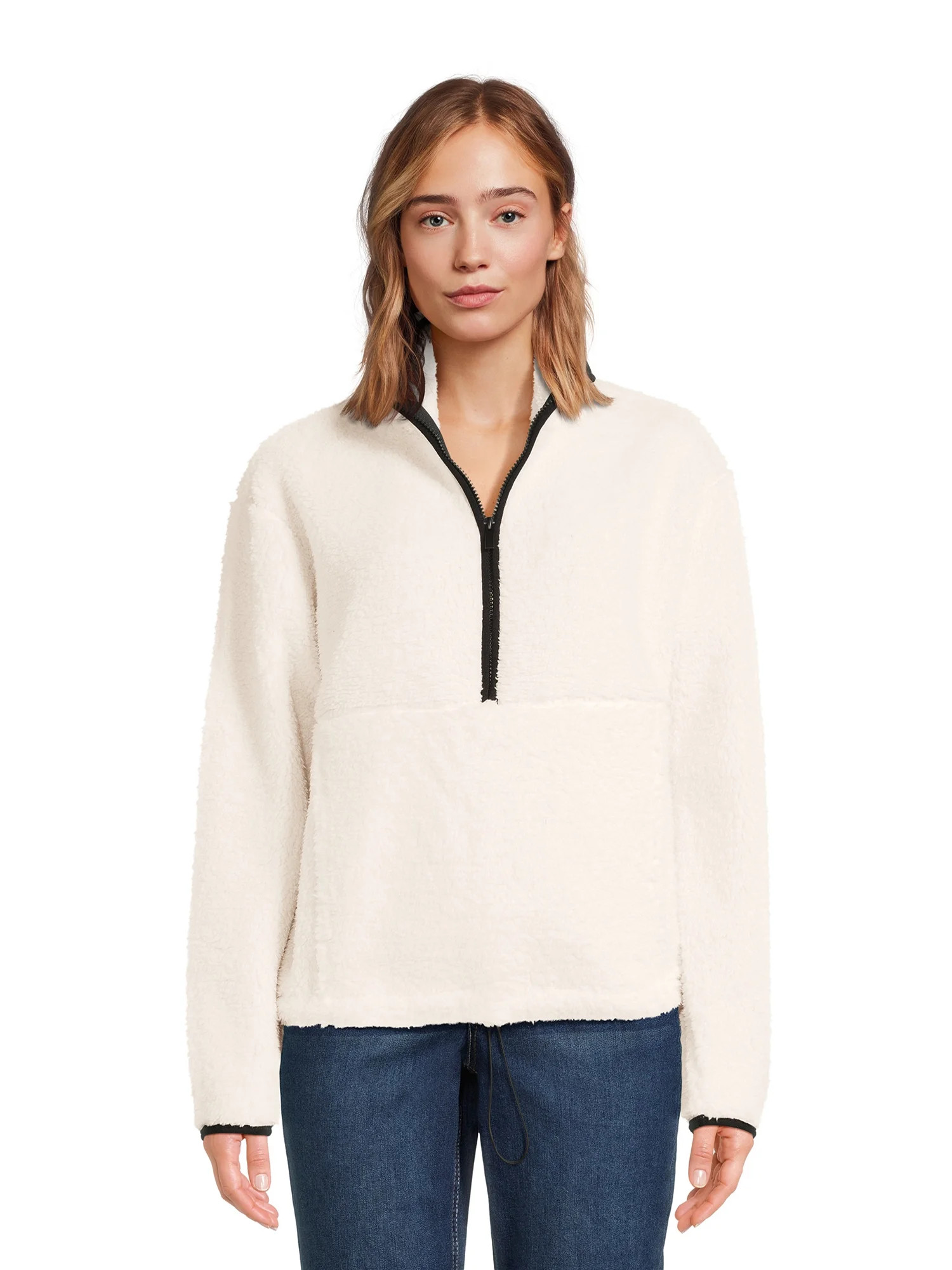 No Boundaries Juniors Plush Pullover, Sizes XS-3XL | Walmart (US)