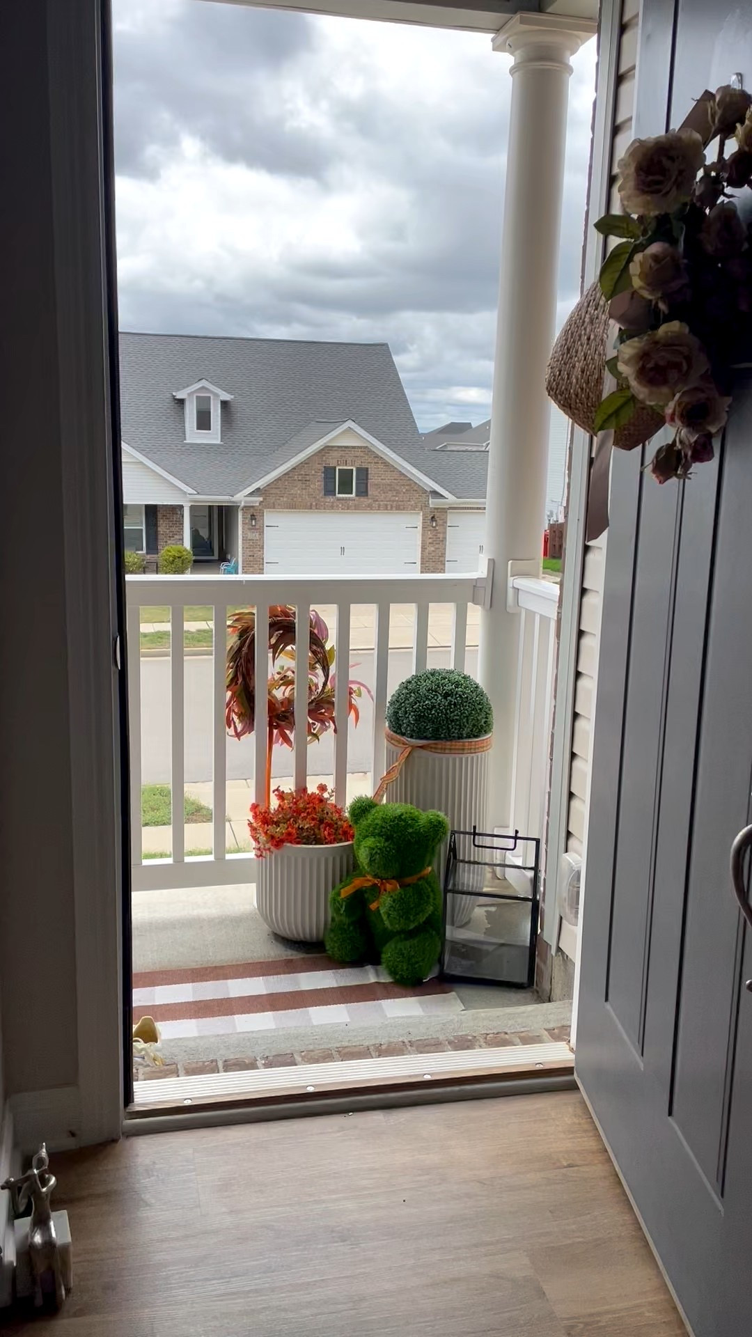 Cute outdoor bear for porch and garden. I added a fall ribbon to it and on Christmas will add santa’s hat  

#LTKFallSale #LTKSeasonal #LTKHome