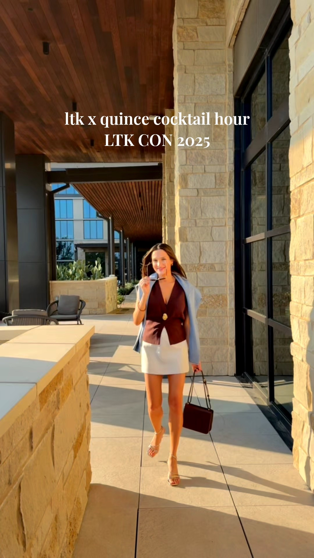 LTK X Quince cocktail hour at LTK CON 2025!!

Love my cashmere sweater ofccc with my pop of blue!! And that quince has incredible quality at more affordable price points!!

#LTKCon